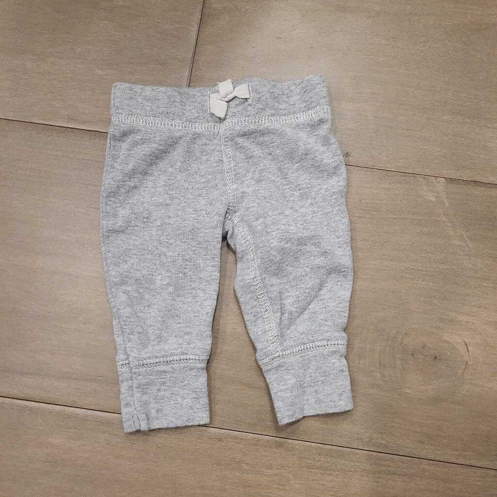 Carters grey cotton pants Newborn