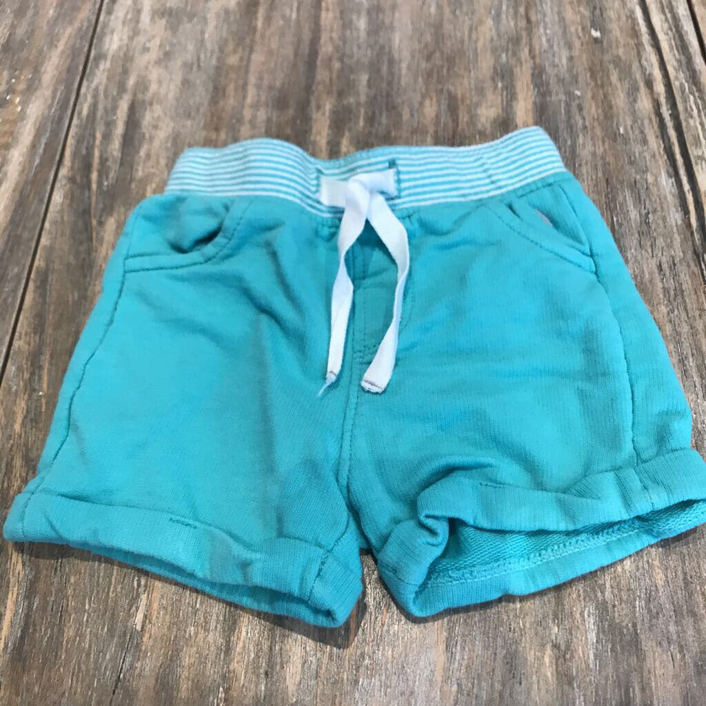 Obaibi Cotton Teal pull up Shorts 6m