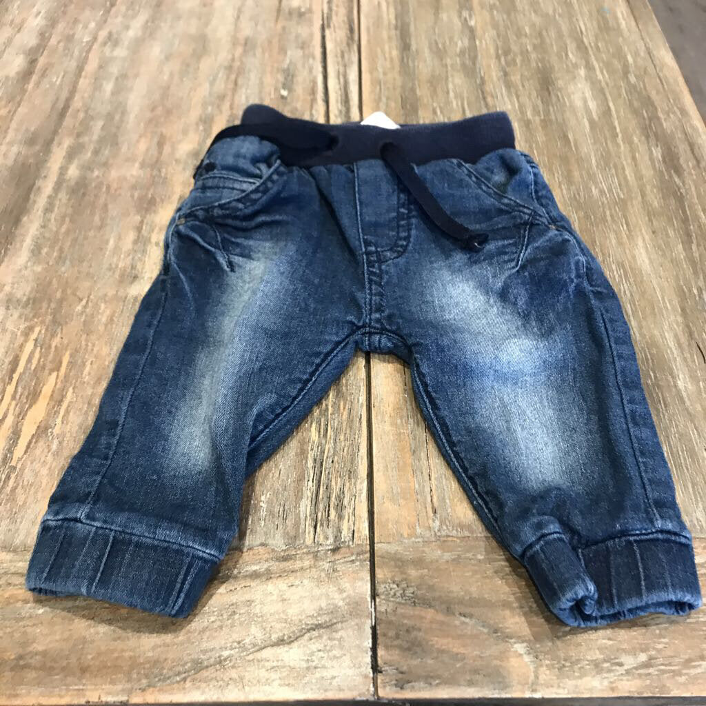 Noppies Baby Ctnblend Denim pullup Jeans 3m