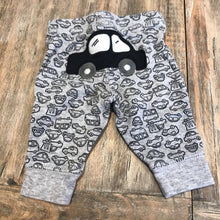 Load image into Gallery viewer, Carters Cotton Grey cars lght/wght Sweatpants NB
