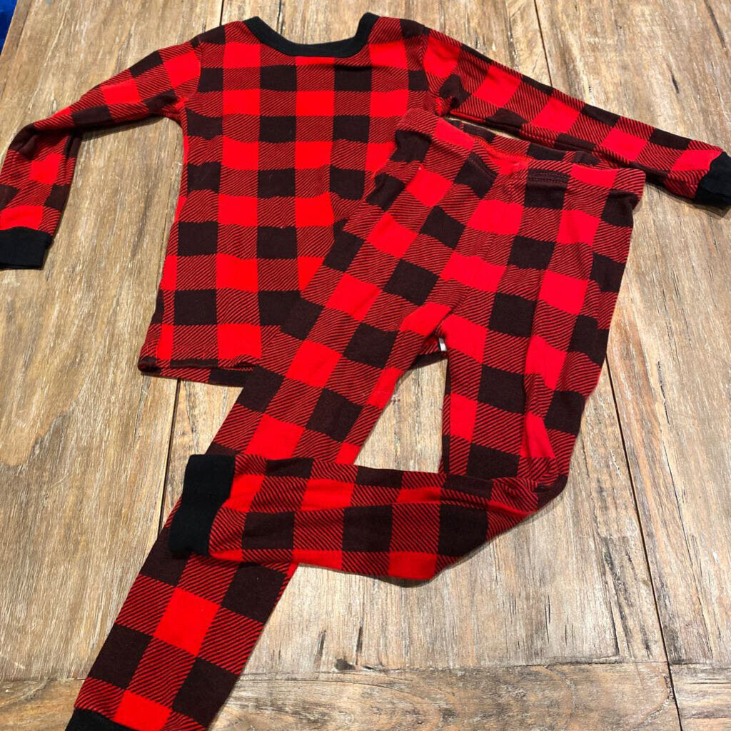 Gap red and black cabin pyjamas 4T