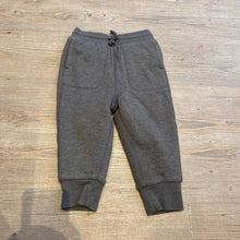 Load image into Gallery viewer, Gap grey sweatpants with faux fur (fleece lined) thick sweatpants 18-24m
