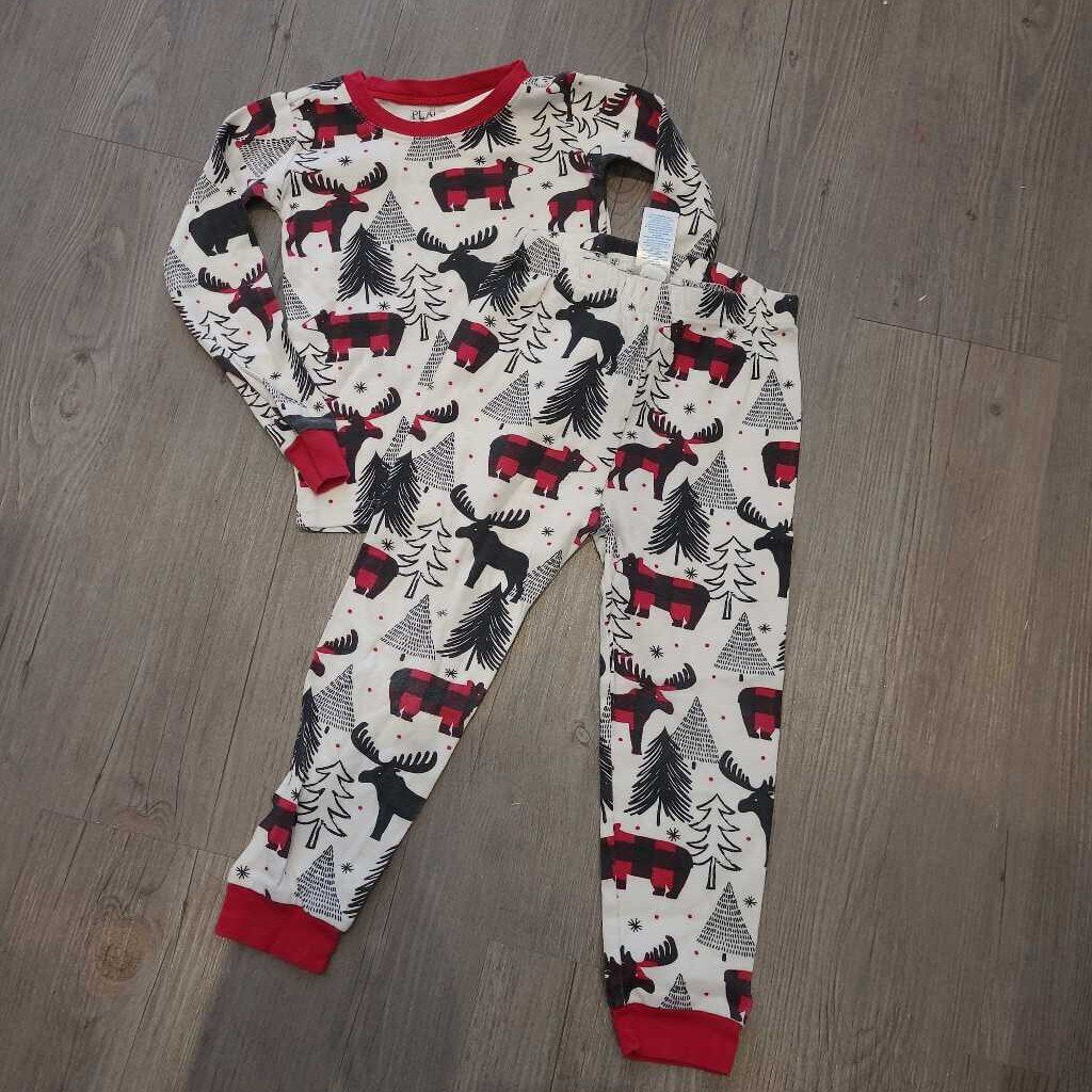 Children's Place White 'Bear, Mouse' Pyjamas 3T