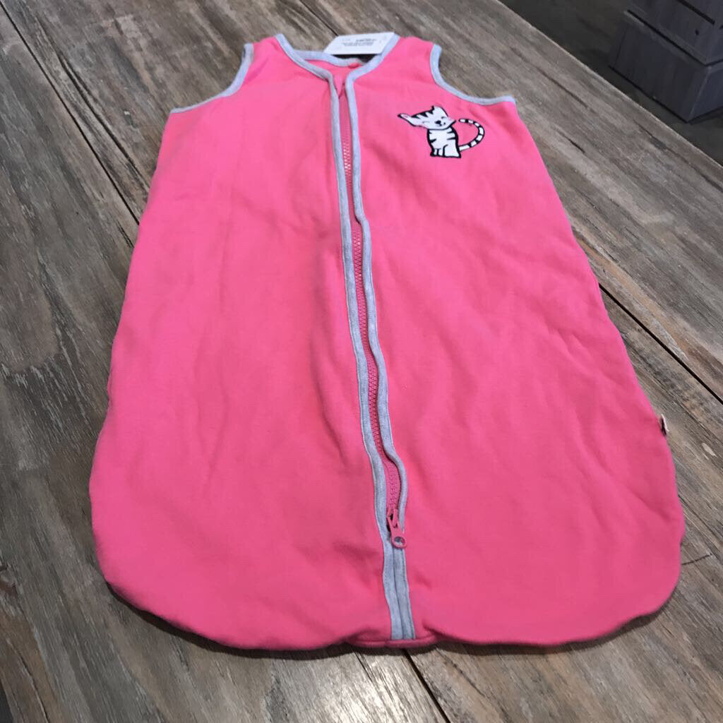 Snugabye Cotton Pink zip Sleepsack 12-18m