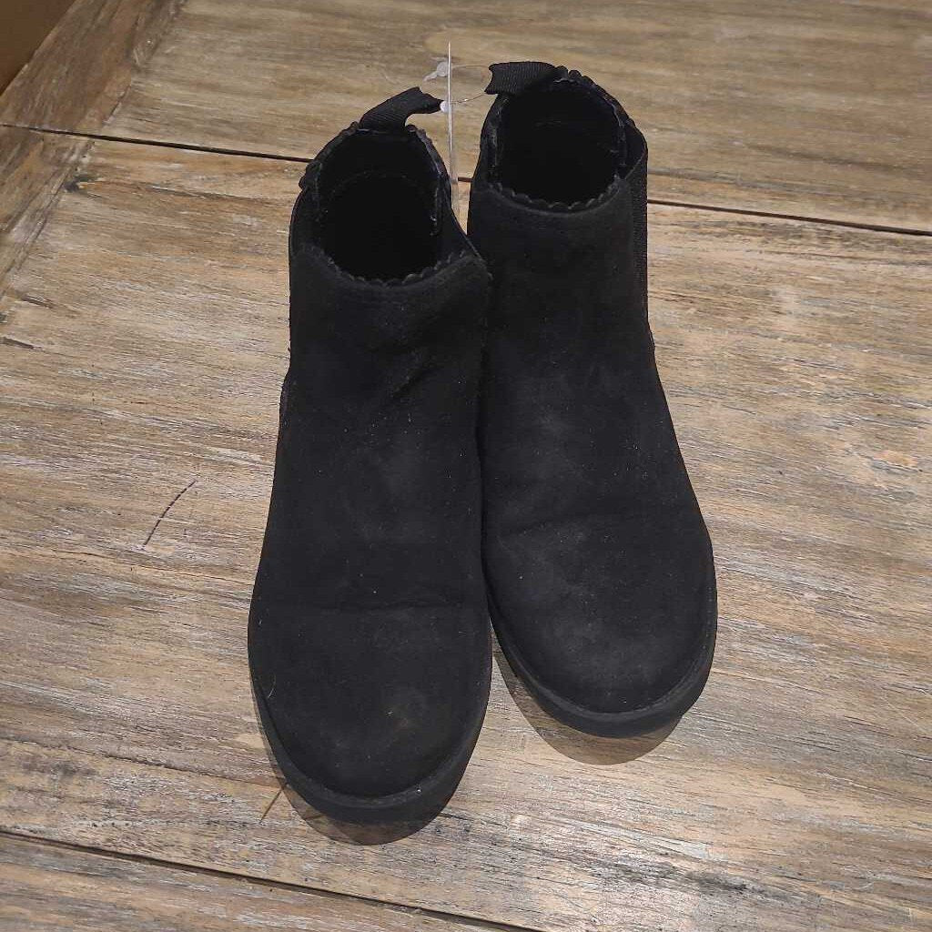 H&M black slip on booties 11.5