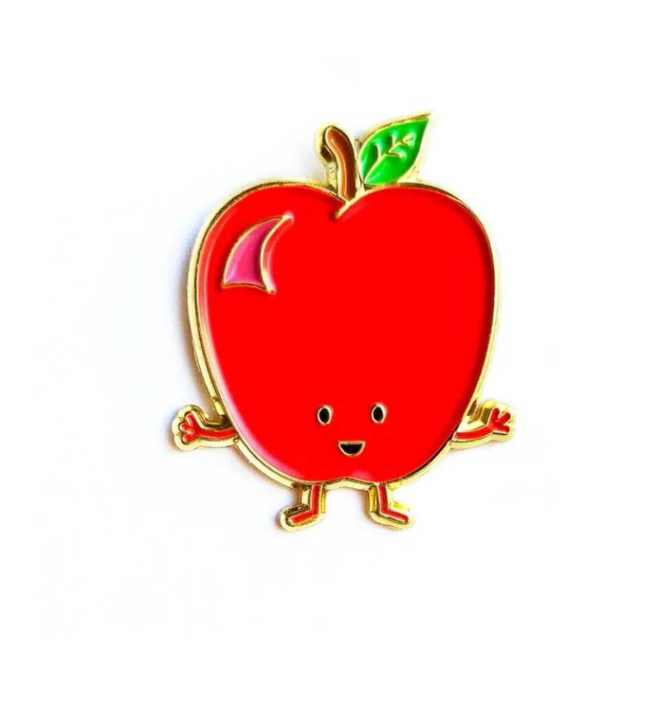 Queenie Enamel pin Apple