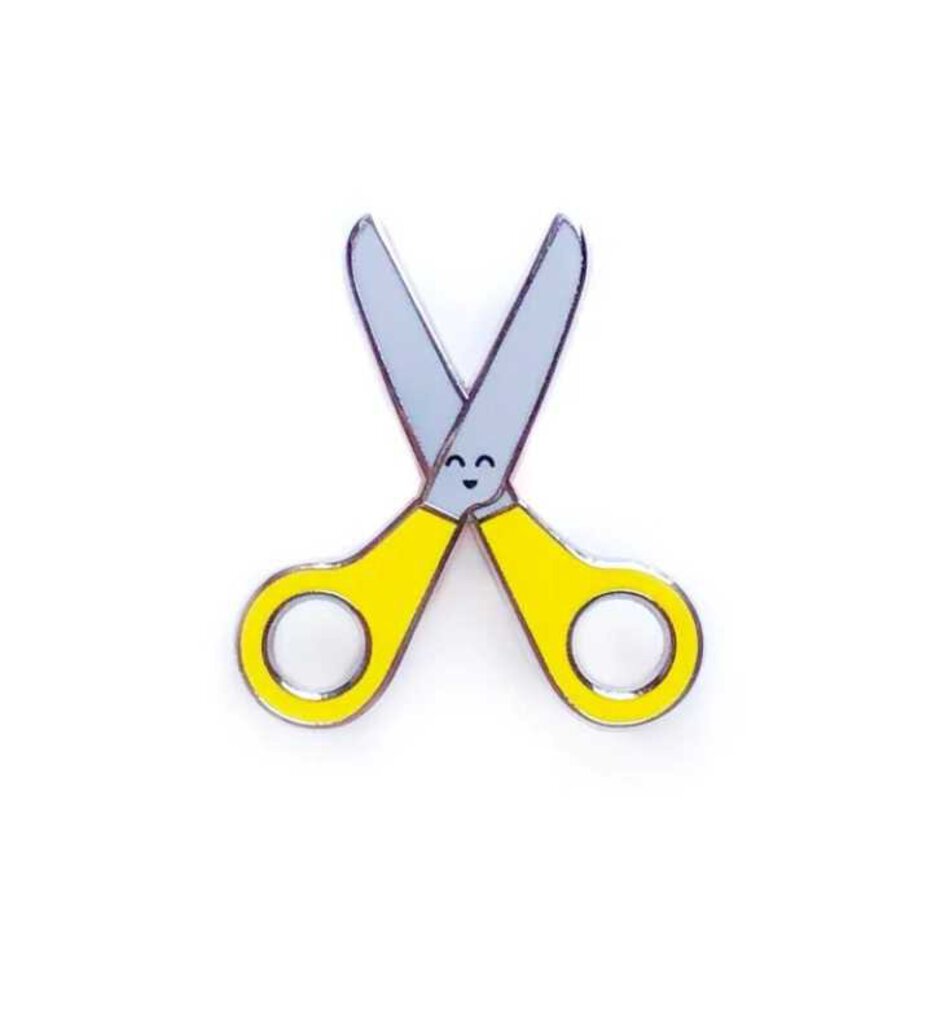 Queenie Enamel pin Scissors