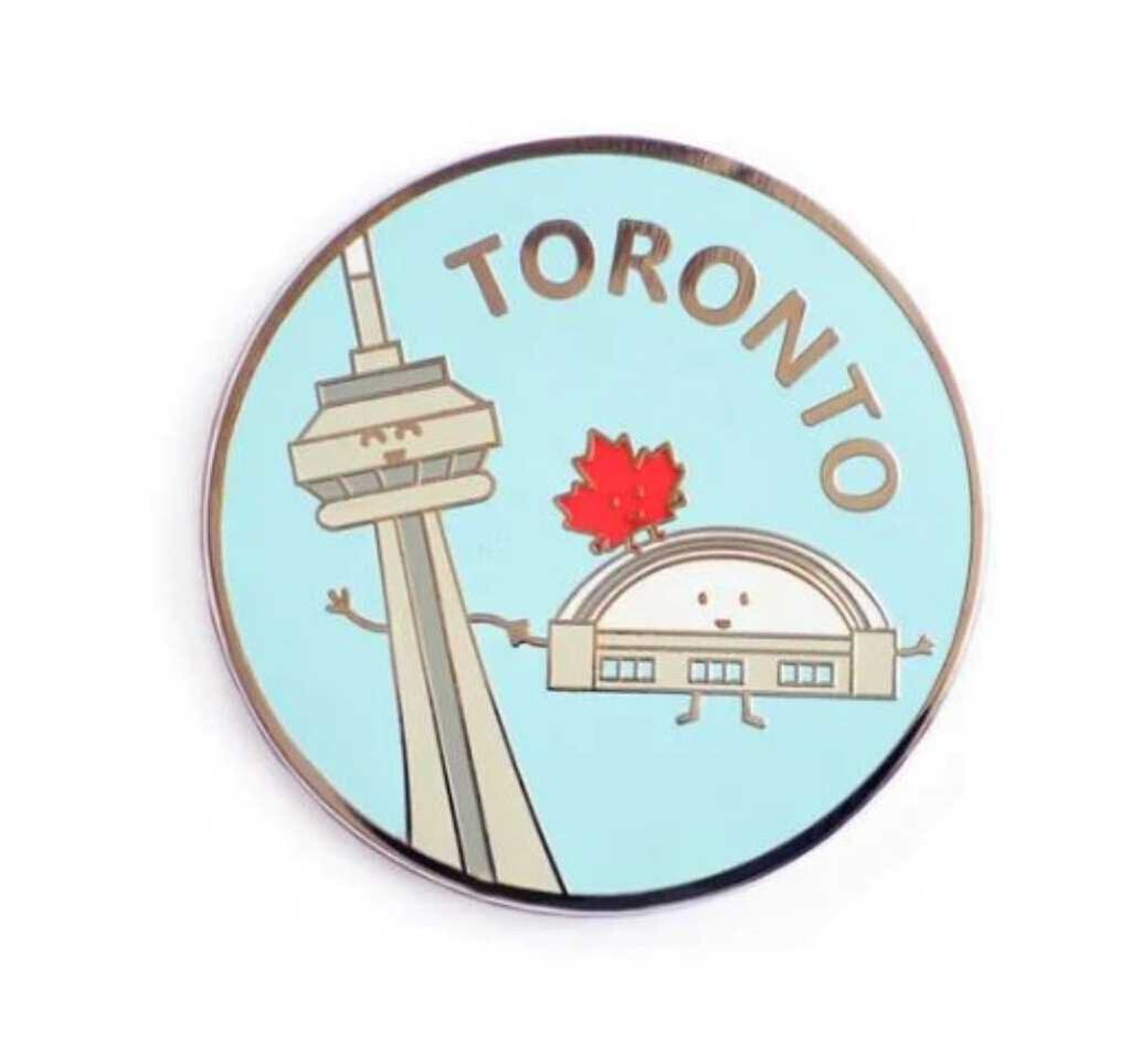 Queenie Enamel pin Toronto