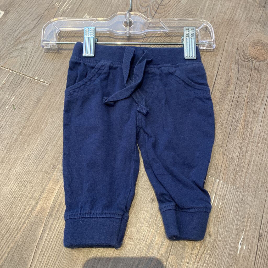 Old Navy Cotton Blue soft waist Sweatpants 0-3m