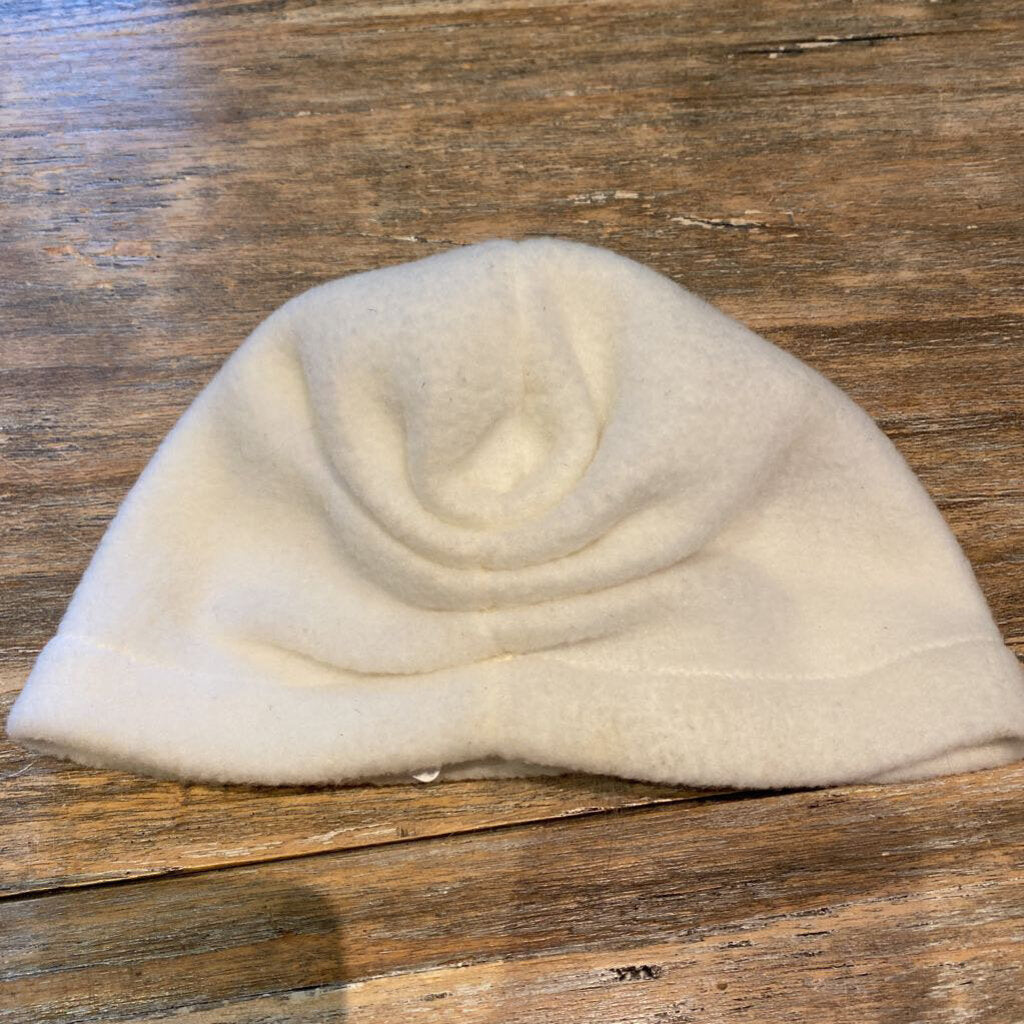 HeadMistress stylish hat with rouche detail cream 12m