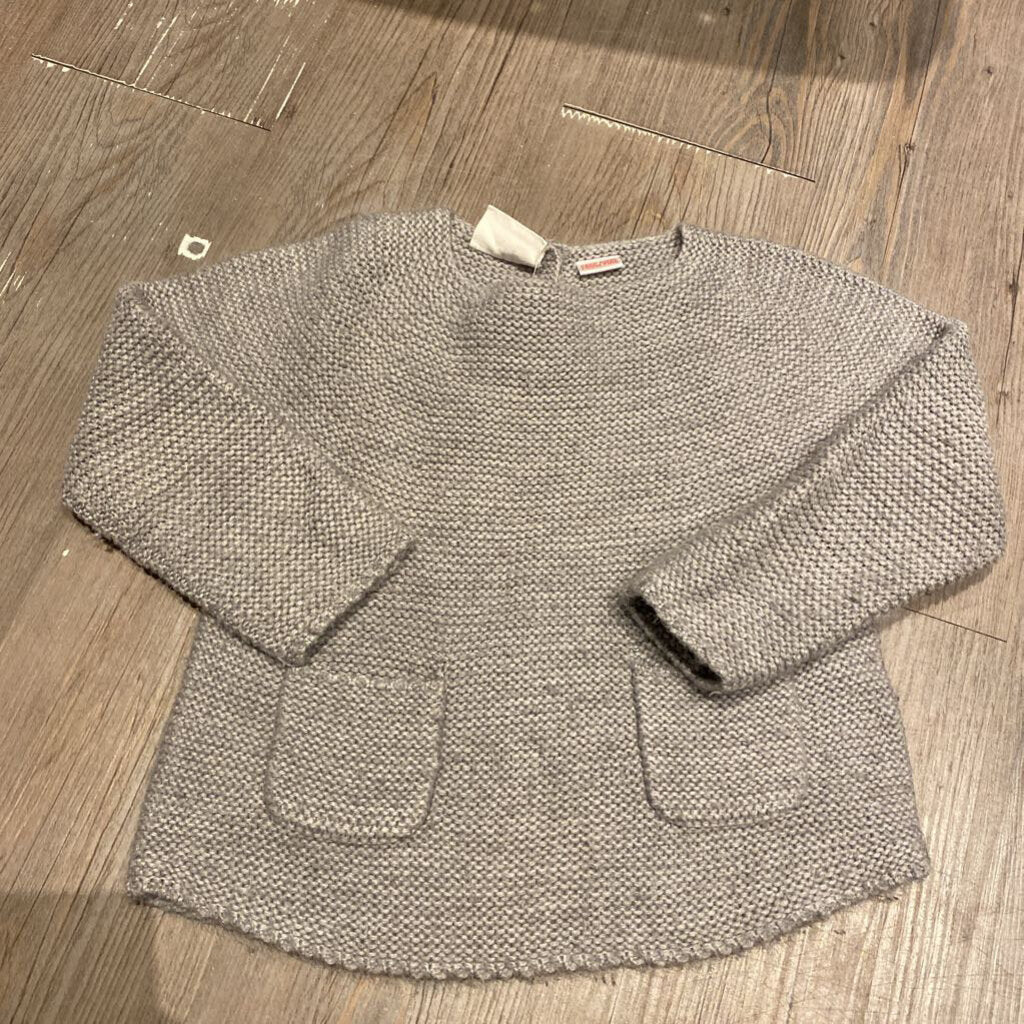 Zara grey knit sweater 3-4T