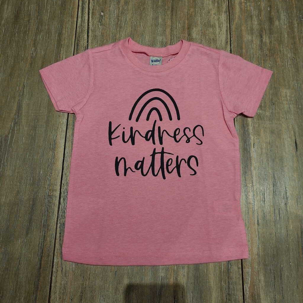 Kindness Matters Pink Shirt 3T