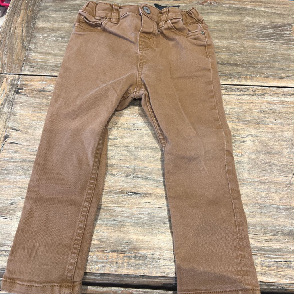 H&M Brown Scrunch Waist Jeans 2T