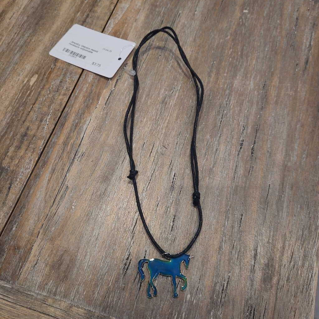 Unicorn mood necklace adjustable