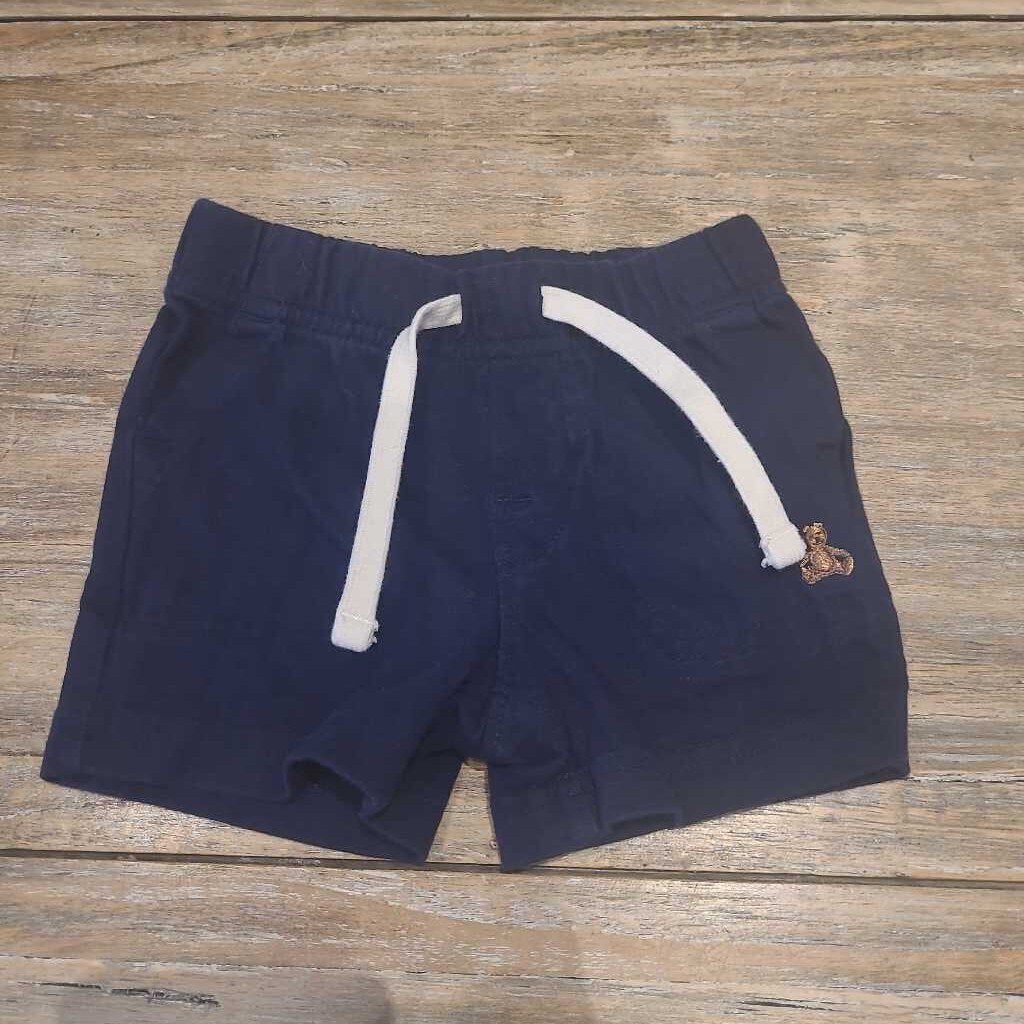 Gap navy blue cotton shorts 3-6m