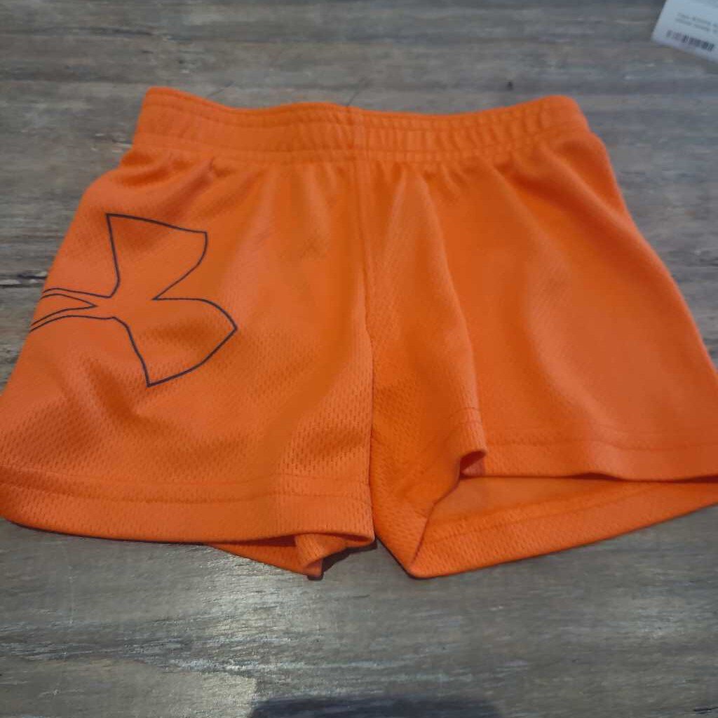 Under Armour Neon Orange athletic shorts 12m