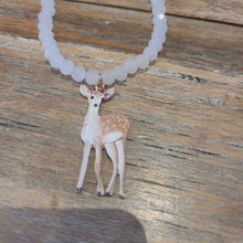 Load image into Gallery viewer, Woodland fawn necklace

