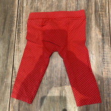 Load image into Gallery viewer, Orchestra Bebe Red Dot Cotton Leggings 6m
