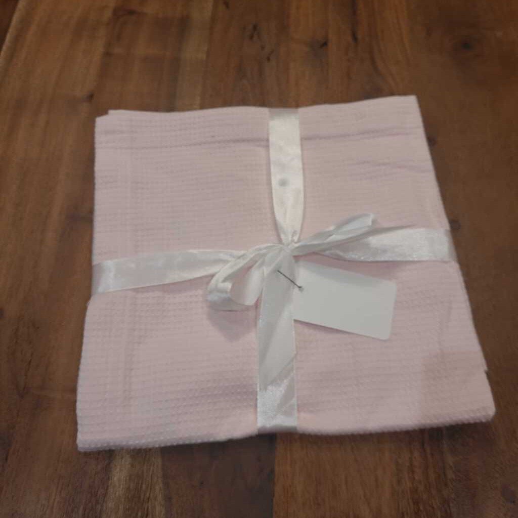 BirBaby New pink cotton waffle baby blanket