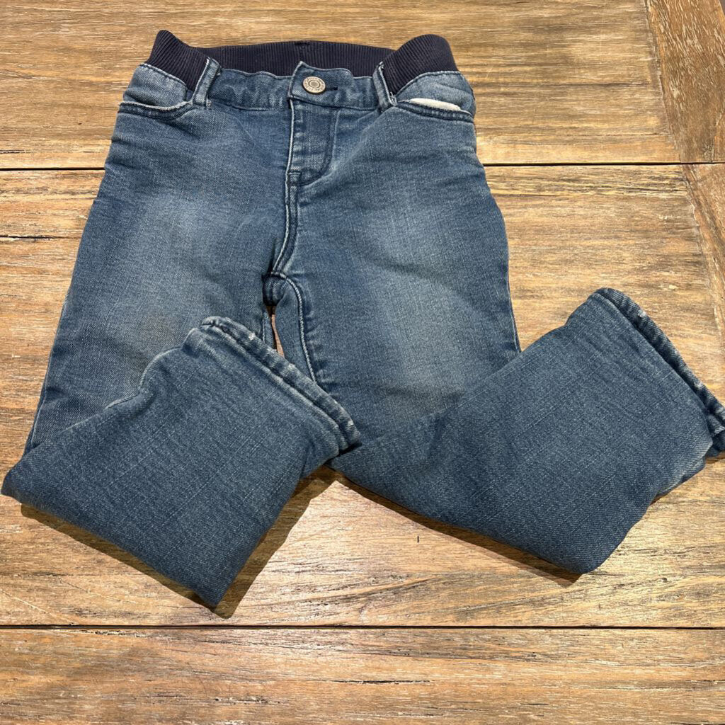 Baby Gap Medium Wash Fleece Lined Jeans 3T