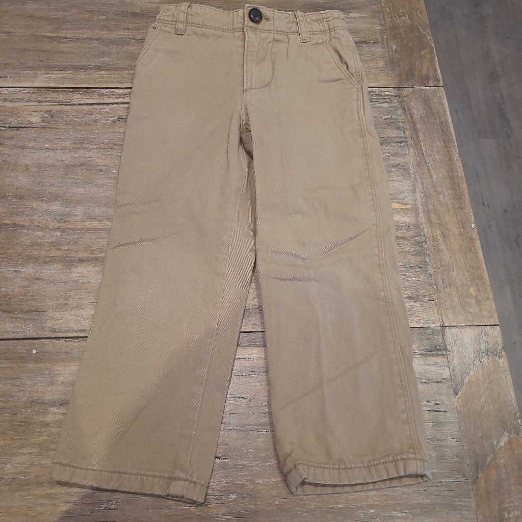 Gap cotton lined tan pants 4T