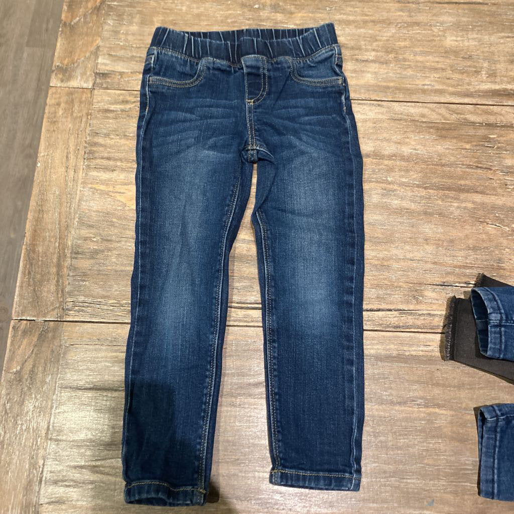 Joe Fresh Blue Cotton/Spandex Skinny Jeans 5Y