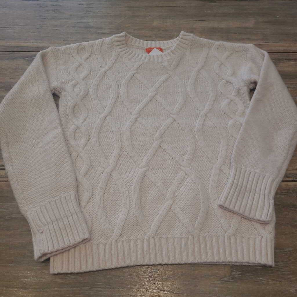 Joe Fresh cream knit sweater 7-8Y