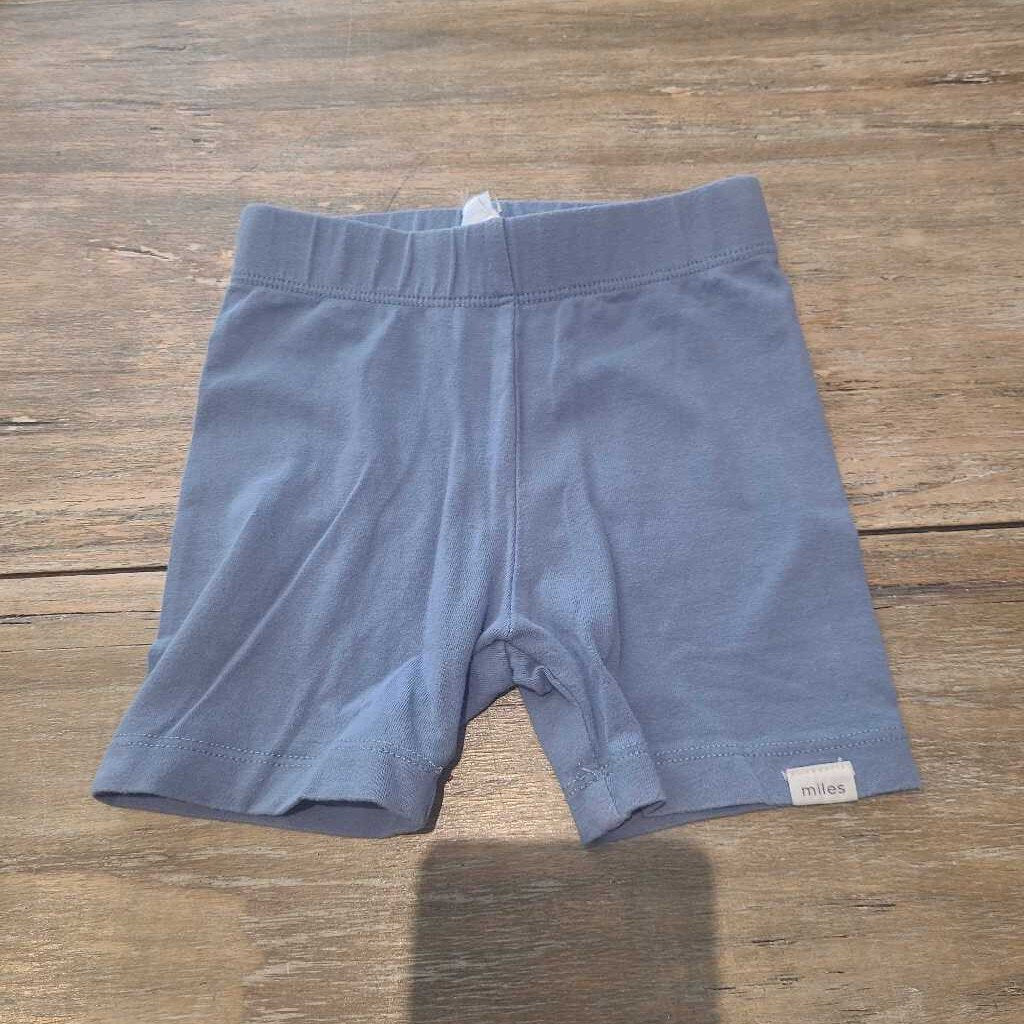 Miles blue cotton shorts 2T