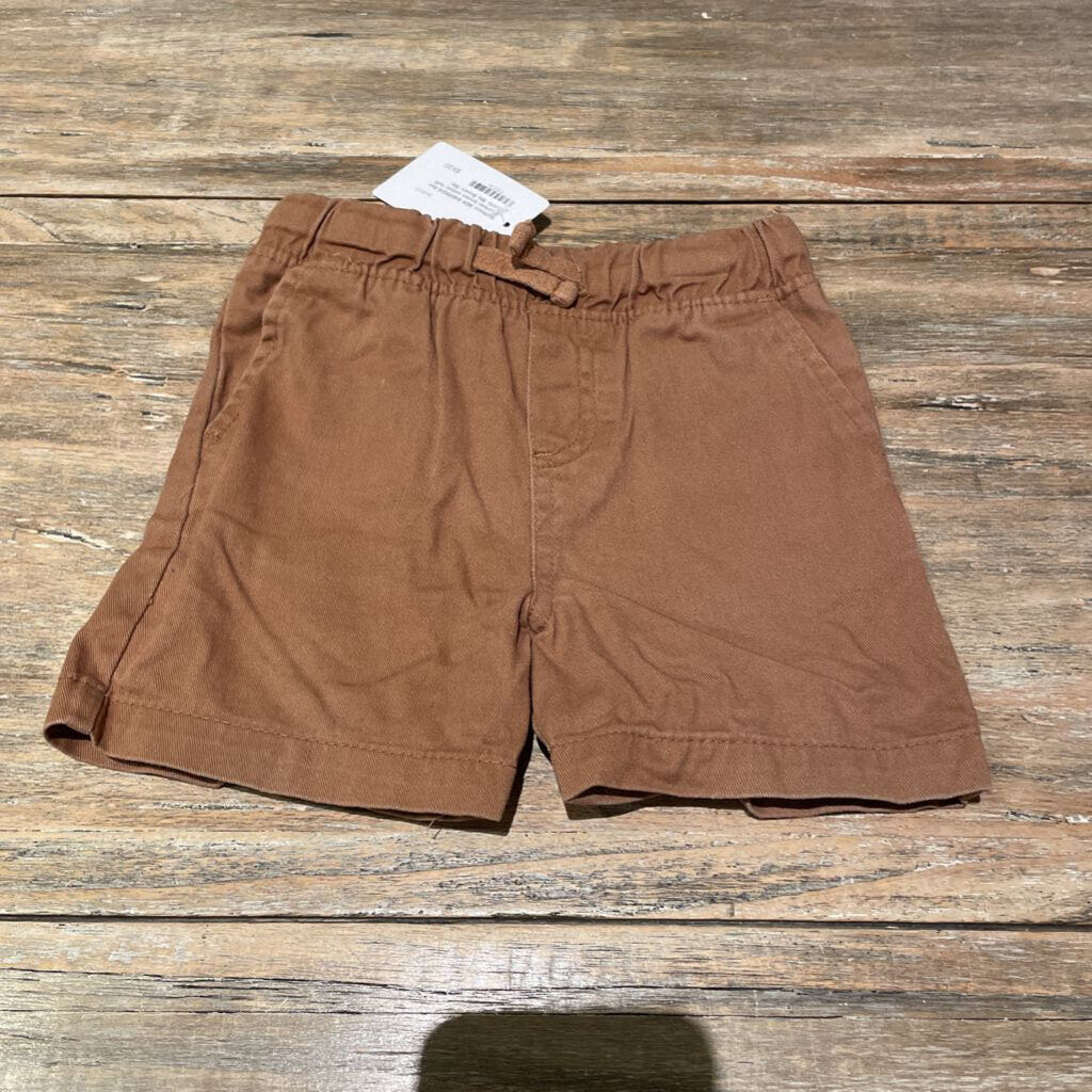 Ben Sherman brown cotton twill shorts 18m