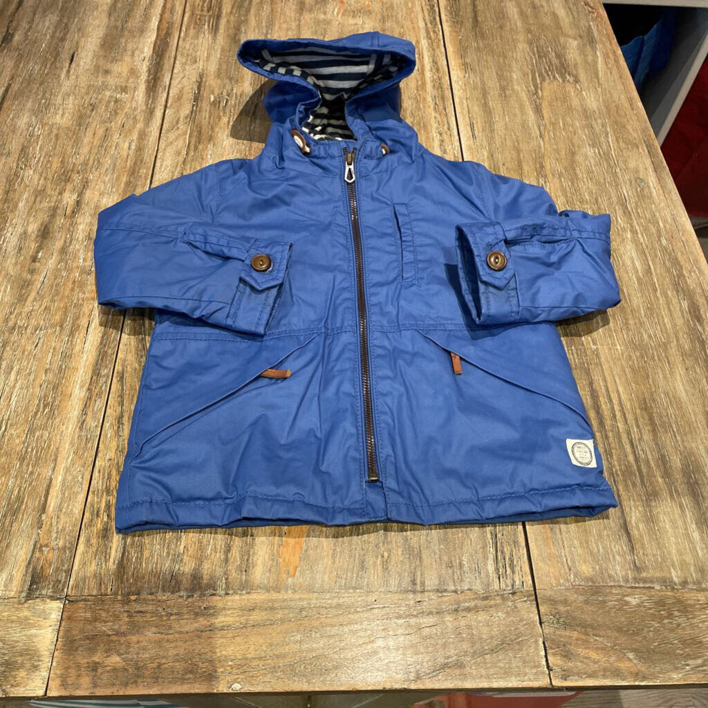 Zara Blue zip hood Poly Jacket 18-24m