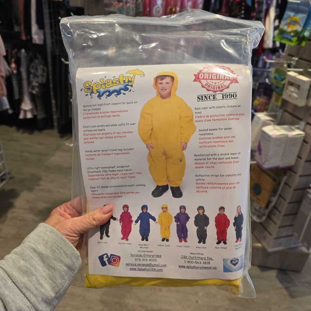 Splashy Suit Rain Suit yellow 3T