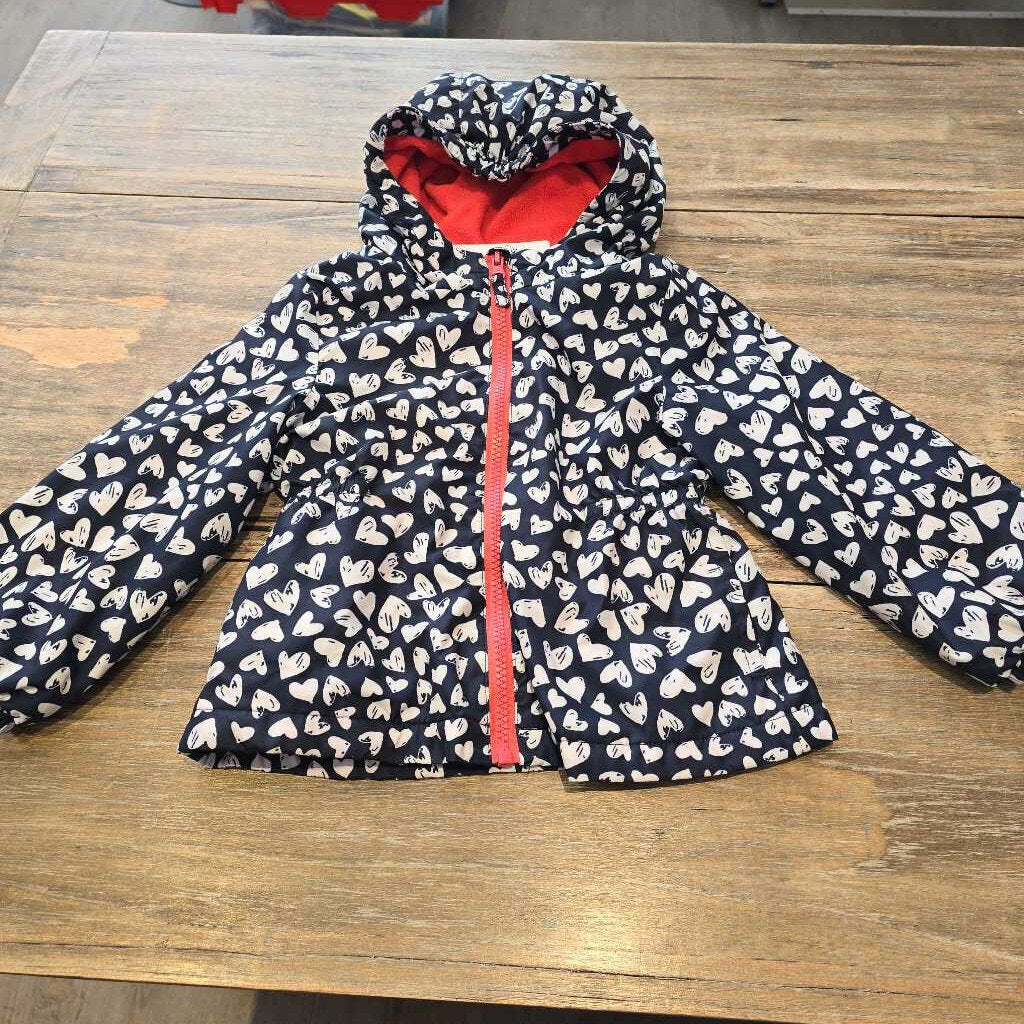 George navy blue heart windbreaker jacket 3T